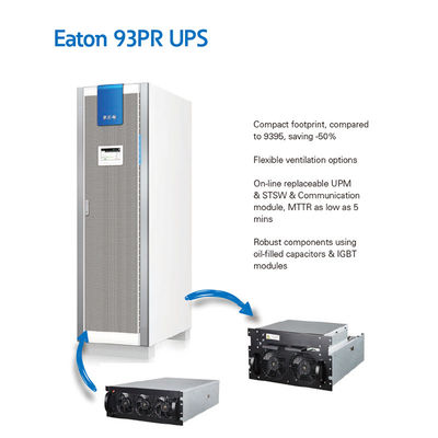 Eaton Brand Online серия 93PR UPS15-500KVA 25KVA-200KVA бесперебойный источник питания с трехфазным выходом для офиса