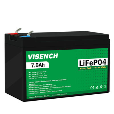 Visench Deep Cycles 12V 7.5Ah Lifepo4 перезаряжаемая литийная железофосфатная батарея