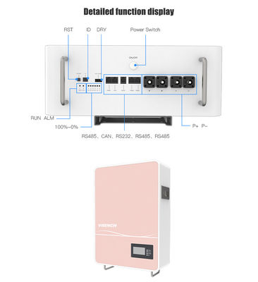 Литий-ионная батарея 3.7в Долговечность LiFePO4 солнечное хранилище 5kWh 10kWh литийная батарея 18650