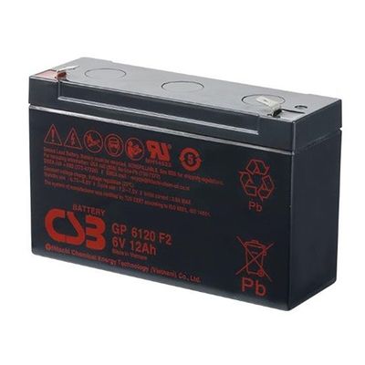 CSB GP6120 6V 12Ah без обслуживания клапан регулируемый свинцово-кислотной батареи