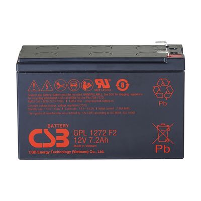 GPL1272 12V 7.2Ah CSB батарея перезаряжаемая без технического обслуживания свинцовая кислота