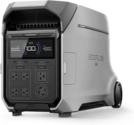 Солнечный генератор 4000wh Ecoflow Delta PRO 3 120/240V 4000W выходной ток, портативная электростанция для домашнего использования