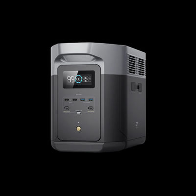 Солнечный генератор Ecoflow с 2048wh Delta 2 Max дополнительной батареей Китай Фабричная цена 2400W Выходная портативная электростанция