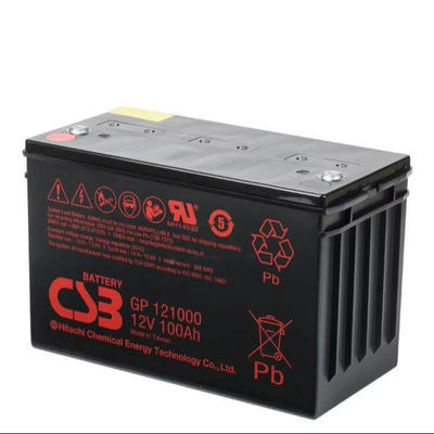 12В 100Ач CSB GPL121000 Безобслуживание запечатанный свинцово-кислотный аккумулятор для долгого действия